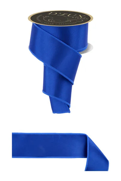 2.5"X10YD SATIN FUSED- ROYAL BLUE- LX400625