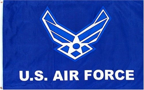 3' X 5' Air Force Wings with Blue Background Flag