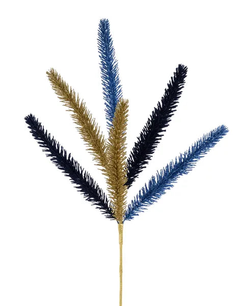 20"L Glitter Spike Pick-Navy/Smoked Blue/Gold-MN046885