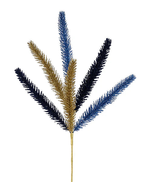 20"L GLITTER SPIKE PICK- NAVY/SMOKED BLUE/GOLD- MN046885