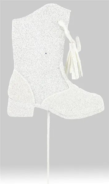 17"Oal x 5"Hx4.25"L Drill Boot Pick-White-MF397027