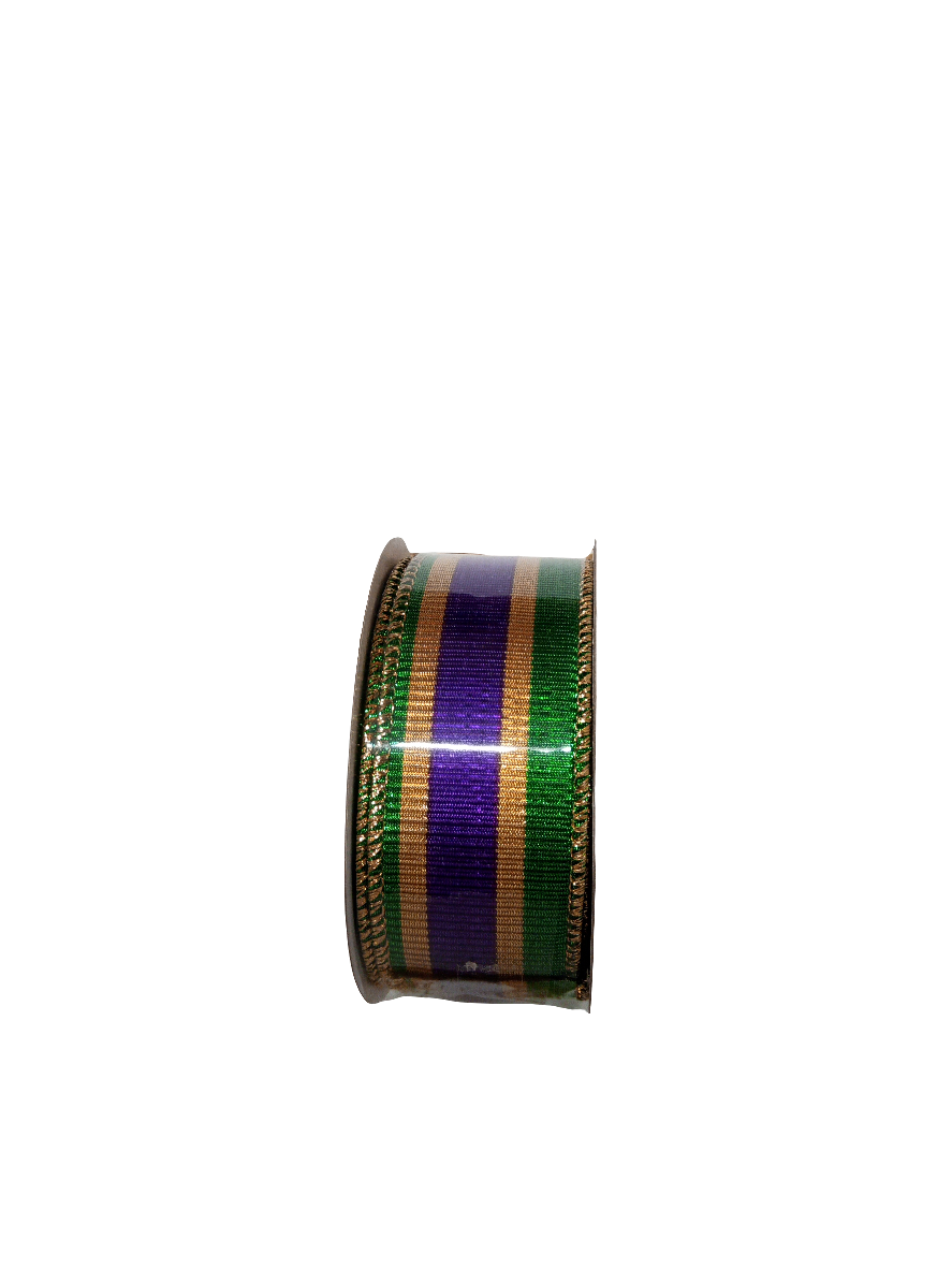 2.5x10yd metallic Mardi gra-rge1643ap