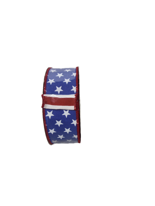 1.5x10yd Rd/wh/bl double sided flag -rgx005625