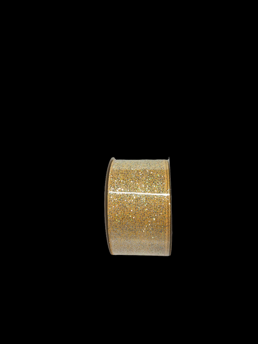 2.5x10yd yellow sparkly 41115-40-22