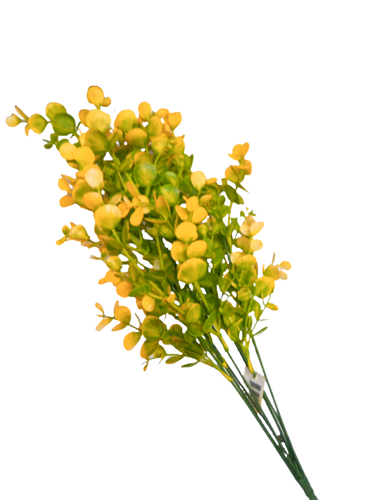 Yellow eucalyptus Greenery Filler Bush - 57823