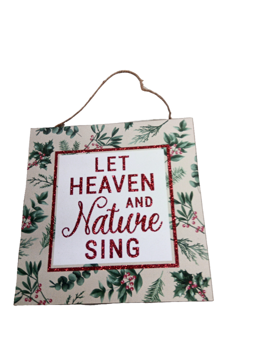 Square heaven and nature sing sign - AP8954