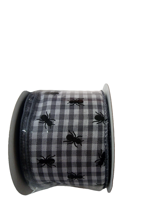 2.5x10yd ants on grey and white check-rga172710