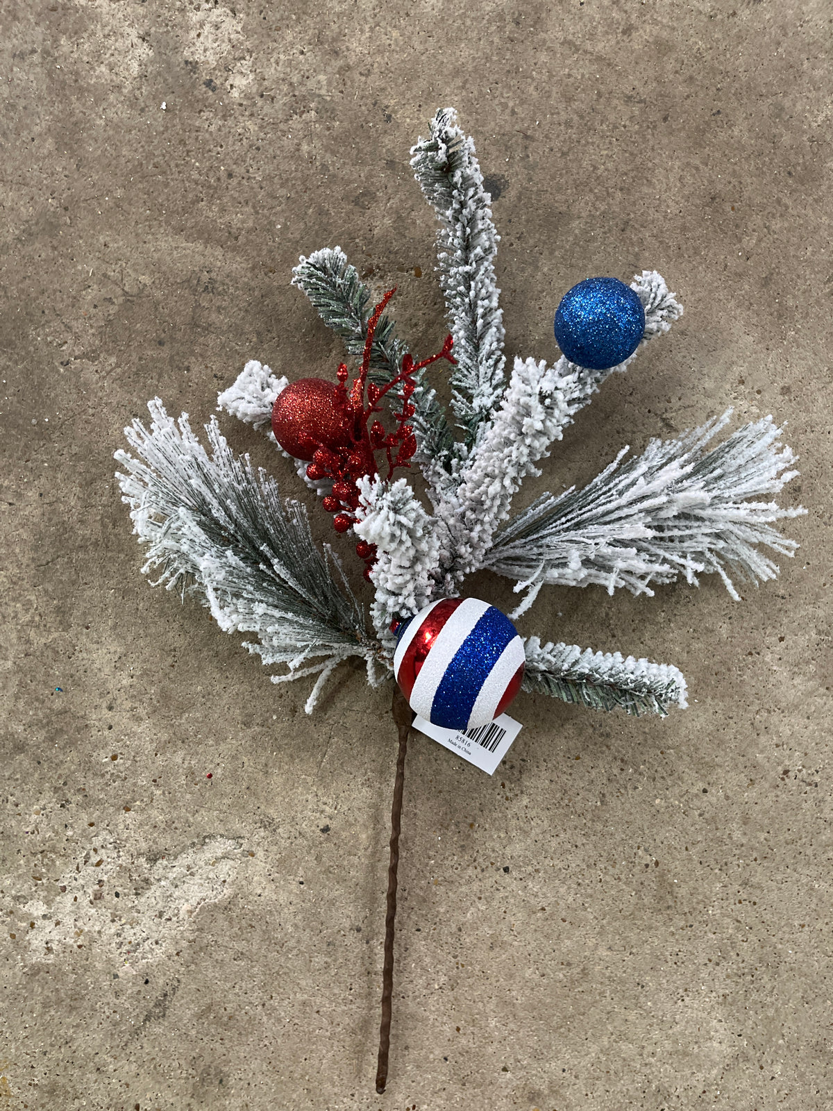 18” mixed pine ball spray-RWB-85816