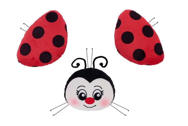 3 PIECE 18.5"HX15.5"L LADYBUG DECOR KIT- RED/BLACK- MD1729