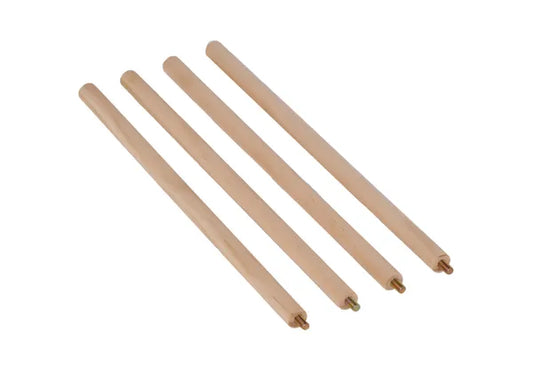 10"L DOWEL-4EA/BG, NATURAL-MT1085