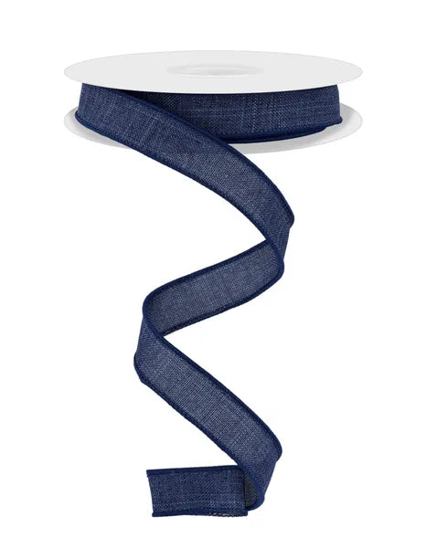 5/8" x 10yd Royal Burlap-Navy Blue-RGE177819