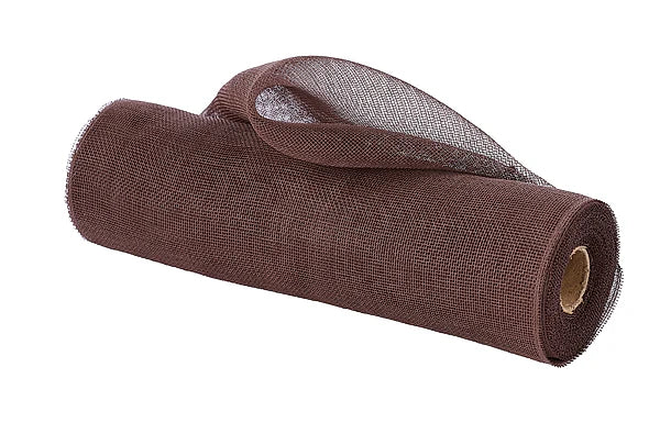 10.25"X10YD FINE WEAVE MESH- CHOCOLATE- RY500031