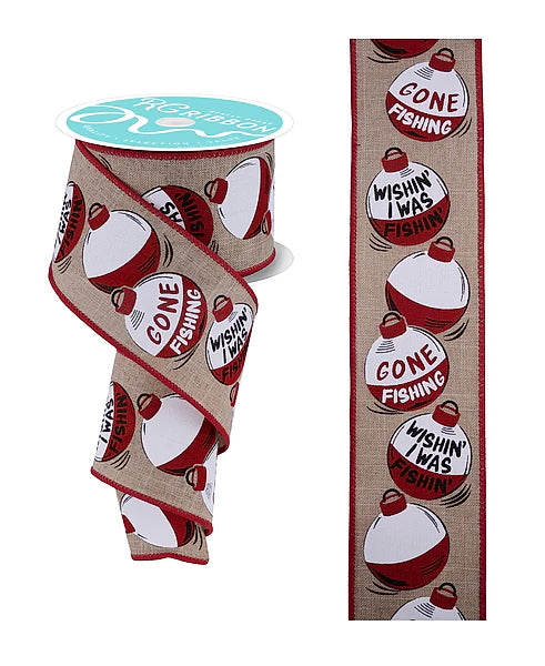 2.5"X10YD FISHING BOBBERS- NATURAL/WHITE/BLACK/RED- RGF169418