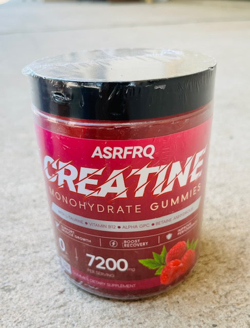 7200 mg CREATINE MONOHYDRATE GUMMIES-RASPBERRY-X004EKZEXB