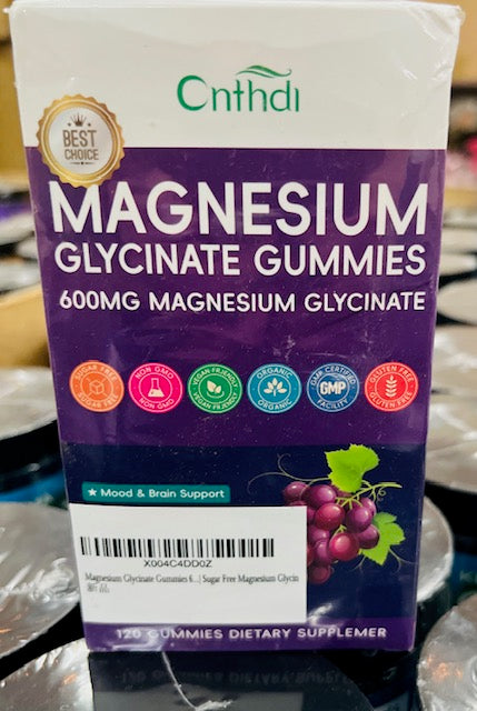 600 mg MAGNESIUM GLYCINATE GUMMIES-GRAPE-X004C4DDoZ