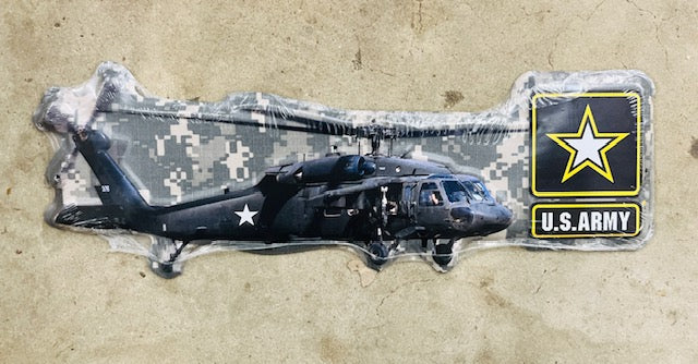 15" X 5" U.S. ARMY HELICOPTER ALUMINUM DIE CUT SIGN-45025