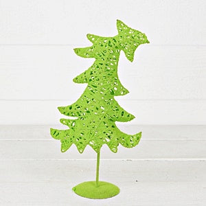 Fairy Tree with light green flocked- M32729
