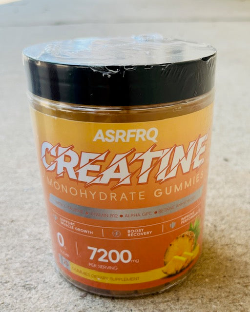 7200 mg CREATINE MONOHYDRATE GUMMIES-PINEAPPLE-X004EL4BHF