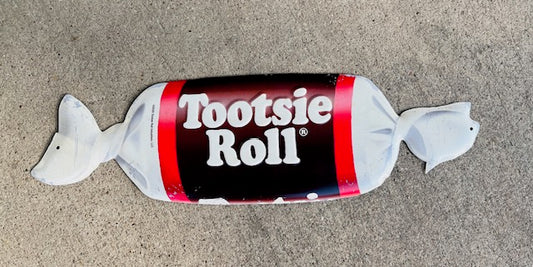 19" X 6" TOOTSIE ROLL DIE CUT SIGN-20512