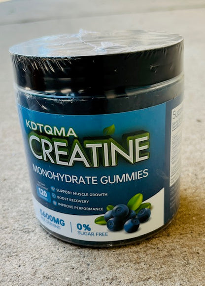 5600 mg CREATINE MONOHYDRATE GUMMIES-BLUEBERRY-X004EKVIH7