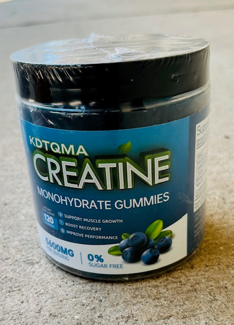 5600 mg CREATINE MONOHYDRATE GUMMIES-BLUEBERRY-X004EKVIH7