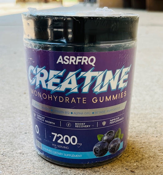 7200 mg CREATINE MONOHYDRATE GUMMIES-BLUEBERRY-X004EL48EV