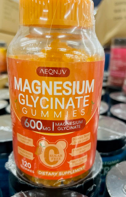 600 mg MAGNESIUM GLYCINATE GUMMIES-CARROT-X004W2XTTR