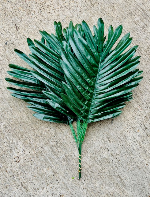 14" PALM LEAVES X 12-GG9642C-DKGRN
