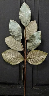 23in Metalic Magnolia Leaves Spray- ISB63580