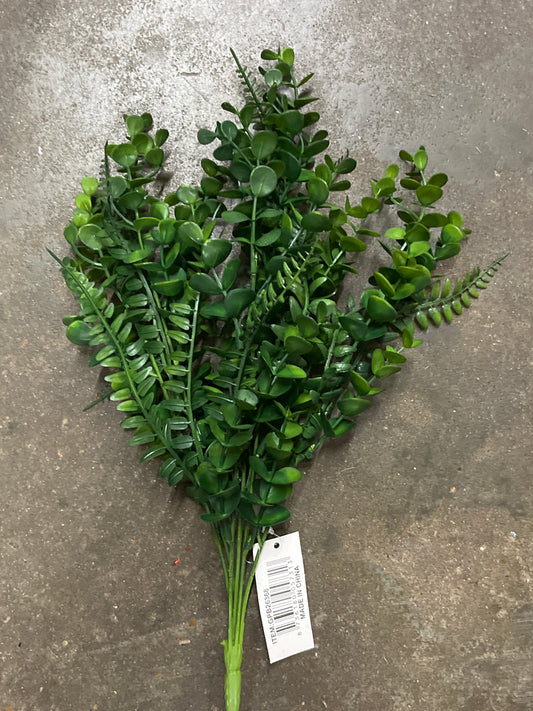 20" EUCAL/FERN/LEAF BUSH-GPB26368-DK.GN
