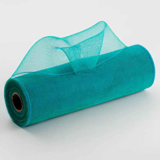 10" Fine Weave Deco Mesh-Teal-RY500060