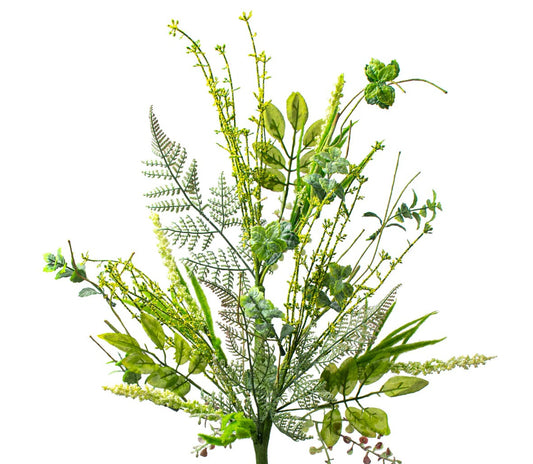 28" Mixed Leaves Twig Filler Spray- 63308SP28