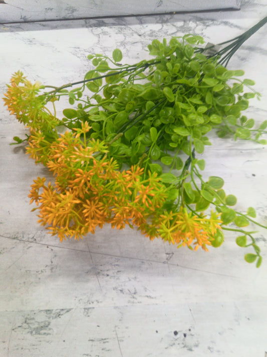 Yellow thistle greenery Filler Bush - 57144