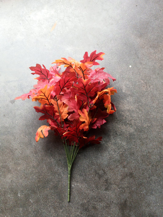 OAK LEAVES W/GLITTER-72202
