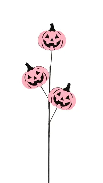 30"L FELT/FABRIC JACK-O'-LANTERN SPRAY-HH137515