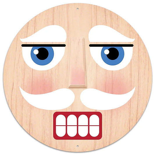 12"Dia Nutcracker Face Sign-MD149127