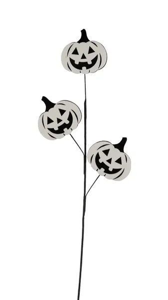 30"L FELT/FABRIC JACK-O'-LANTERN SPRAY-HH135727