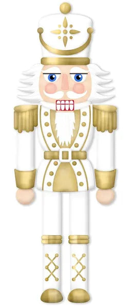 12"L xX4"h METAL  NUTCRACKER SIGN -MD1079