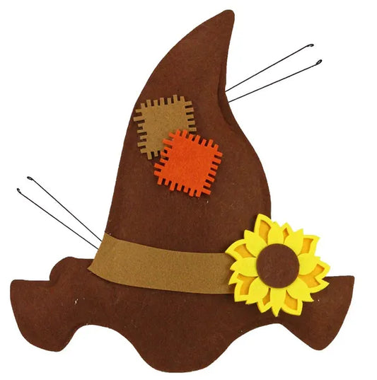 14H x14L FELT SCARECROW HAT-HA4029