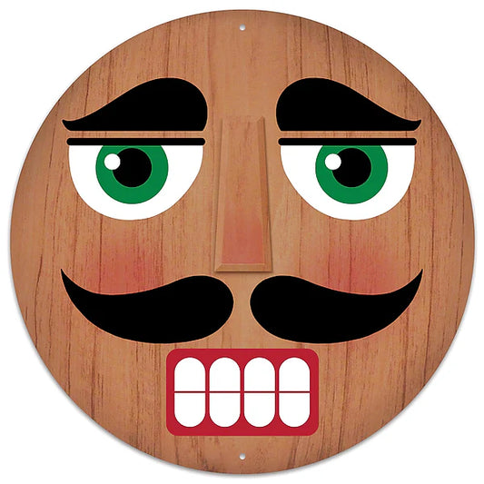 12"Dia Nutcracker Face Sign-MD149102