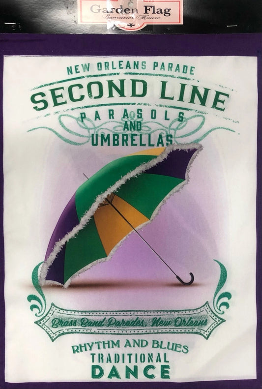 18" X 13" GARDEN FLAG -NEW ORLEANS PARADE-FG45