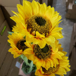 22" sunflower bush x 6