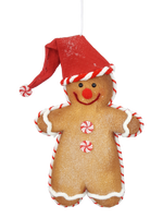 Orn Gingerbread Santa Hat