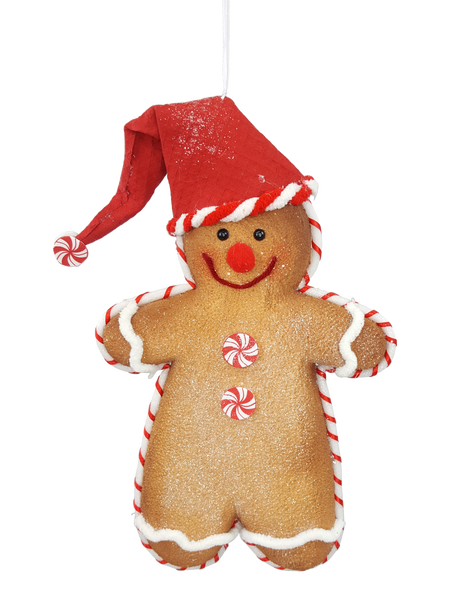 Orn Gingerbread Santa Hat