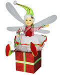 26"H Fluffy Fairy on present decor on sale