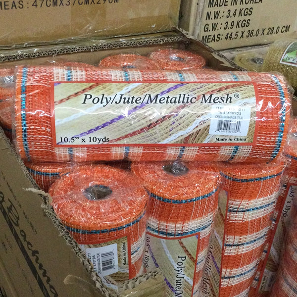 Poly/Jute/Metallic Mesh