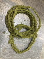 25 inch moss rope with wire